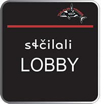 Lobby sign (Lushootseed)